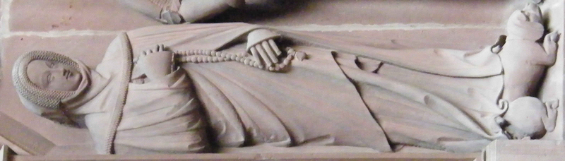 Germany Wertheim Stiftskirche Margareta of Rienneck 1364